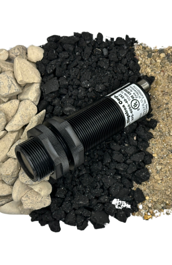 intrinsically safe ultrasonic sensor on aggregate