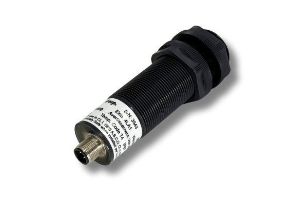 Intrinsically Safe Ultrasonic Sensor Back View