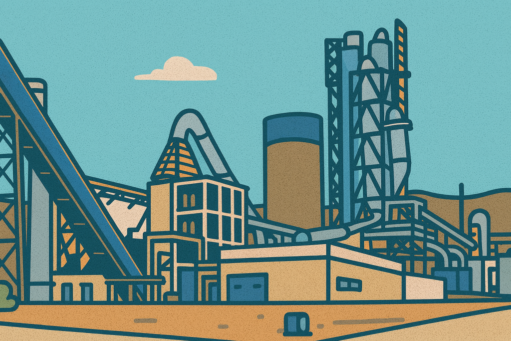 cement plant illustration bin level control