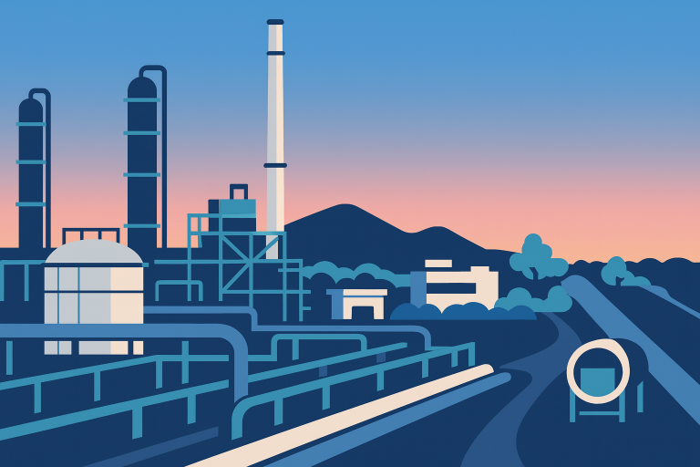 chemical plant that uses intrinsic safety barriers