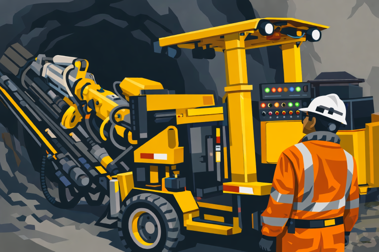 mining equipment using ultrasonic sensor