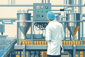 speed control with ultrasonic sensor in food processing