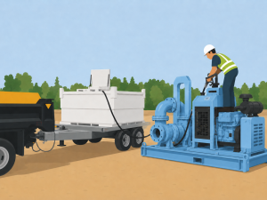 Using an Intrinsically Safe Ultrasonic Fuel Level Sensor on an Industrial Pump