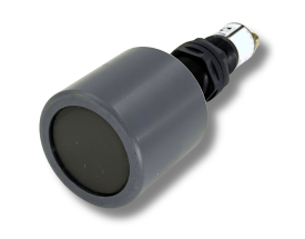 front of a ultrasonic sensor